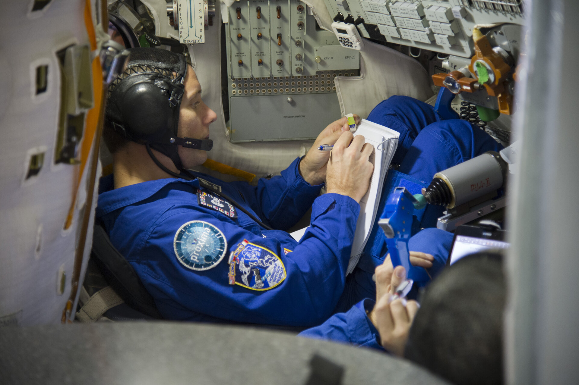 Thomas Pesquet during training at GCTC