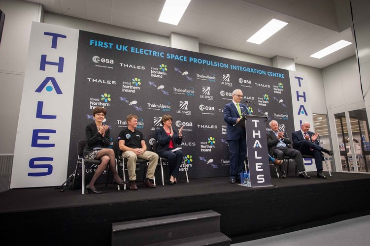 Tim Peake opens electric propulsion centre