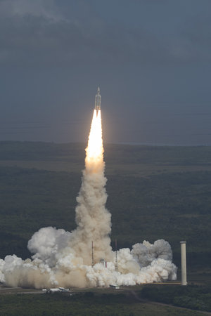 Ariane 5 liftoff on flight VA233