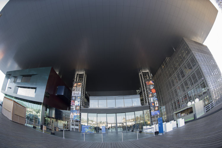 Entrance of the Culture and Convention Centre Lucerne (KKL)