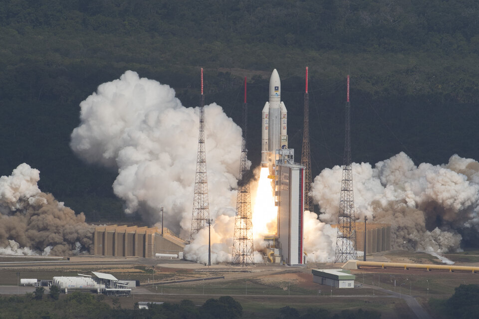 Lancering van de Ariane 5-raket