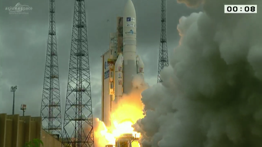 Ariane 5 liftoff 