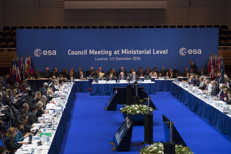 ESA Council meeting at Ministerial Level, Lucerne, on 1 December 2016