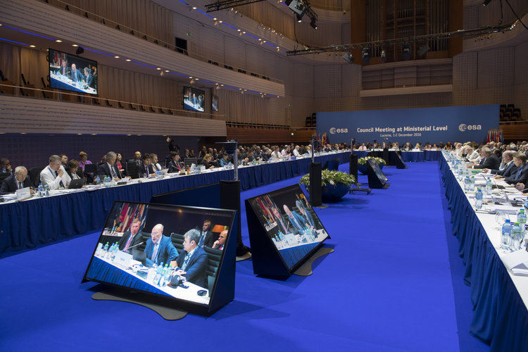 ESA Council meeting at Ministerial Level, Lucerne, on 1 December 2016