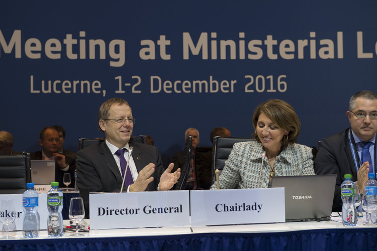 ESA Council meeting at Ministerial Level, Lucerne, on 2 December 2016