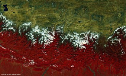 Proba-V images Mount Everest