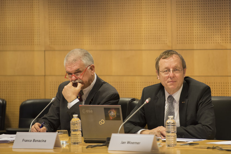 Jan Wörner during the annual press briefing on 18 January 2017