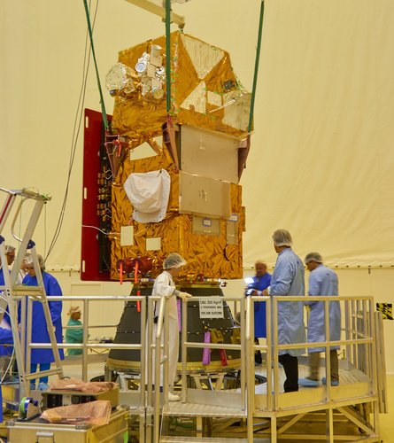 Sentinel-2B launch adapter fit check