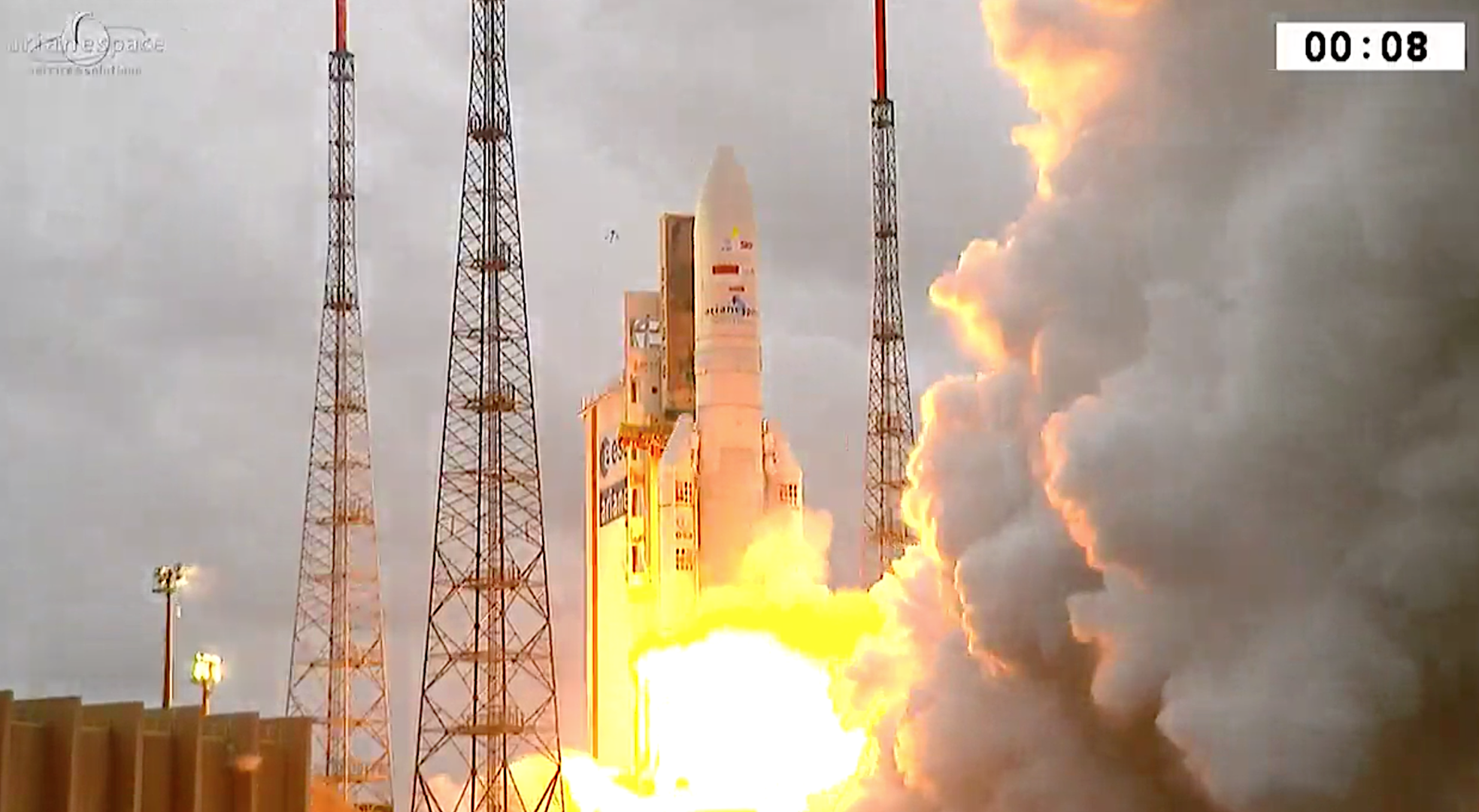 Ariane 5 liftoff