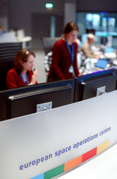 Simulation training at ESOC on 1 Feb 2017 in preparation for Sentinel-2B liftoff, set for 7 March