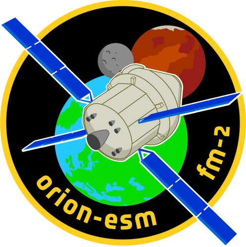 Orion European Service Module flight model-2 logo