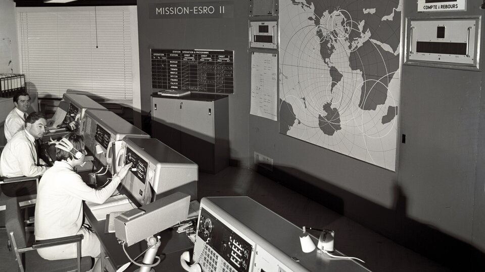 ESRO-2 control room