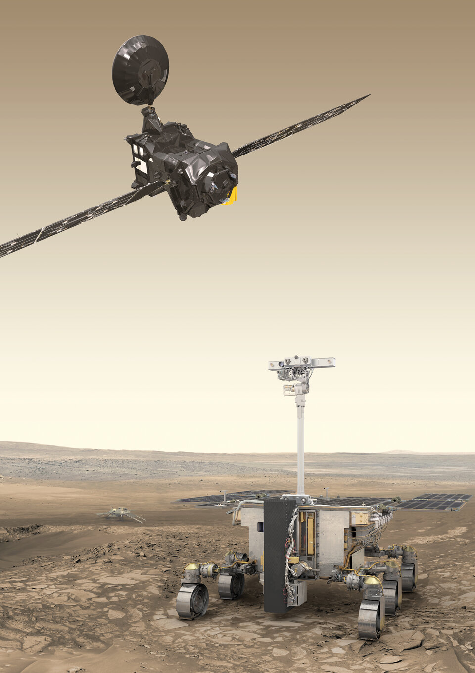 ExoMars Orbiter und Rover