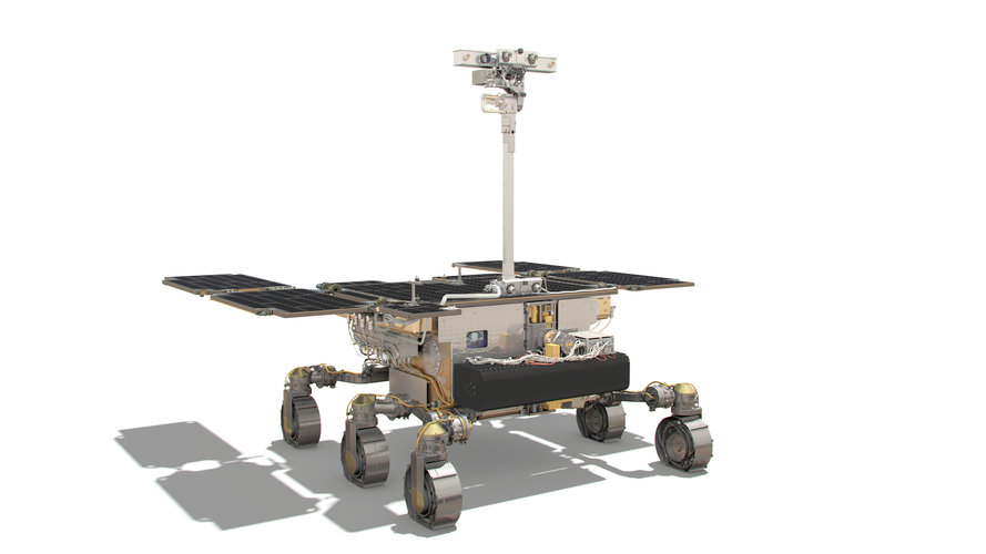 ExoMars rover: front side view 