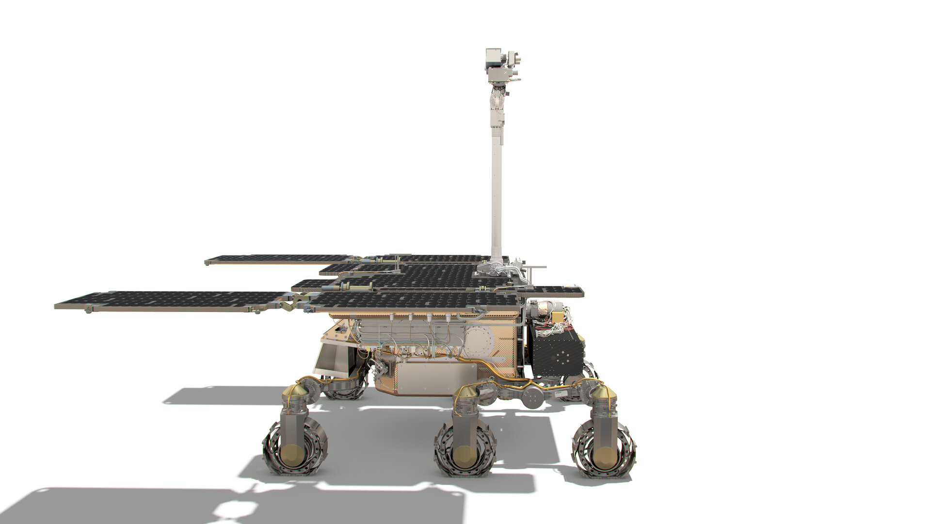 ExoMars rover: side view
