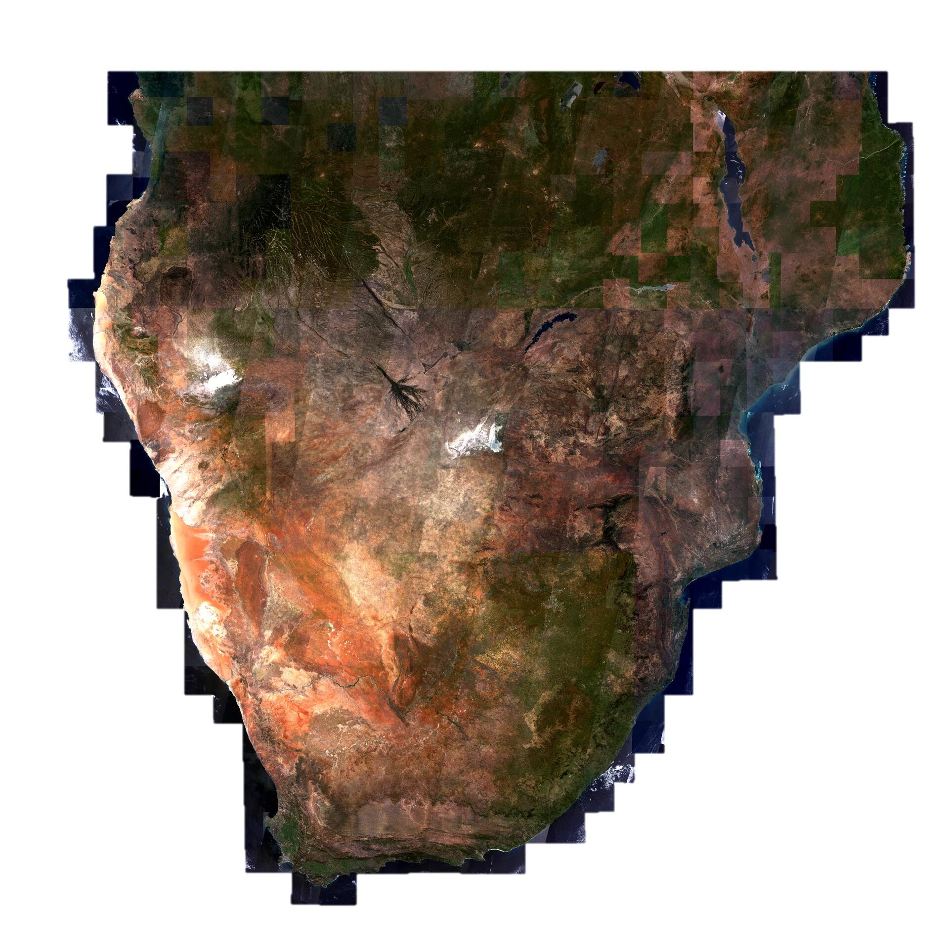 Mapování afrického zemského pokryvu