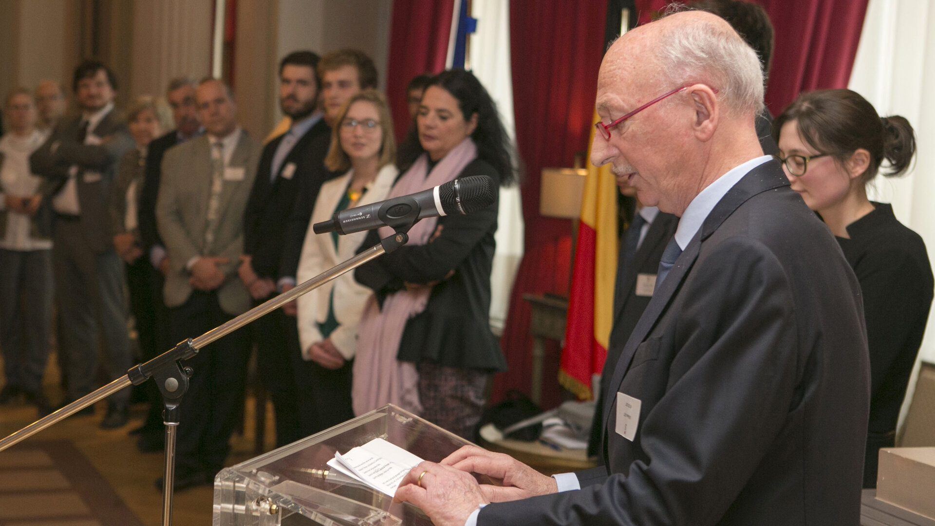 Dirk Frimout, in 1992 de eerste Belgische astronaut, was voorzitter van de jury