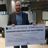 Breogán Pato, ganador del concurso "ESA Tech Landing"