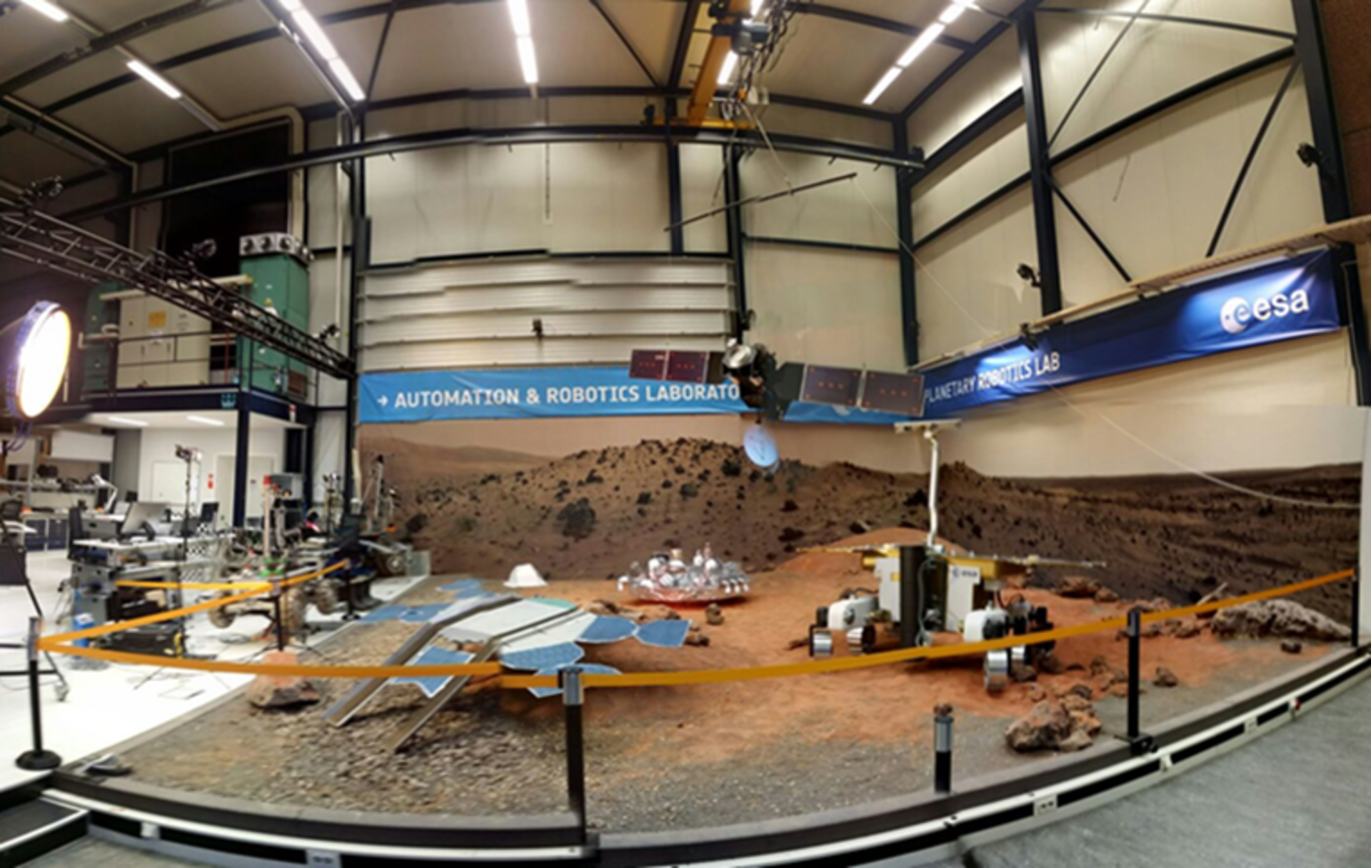 Indoor Testing Mars Yard