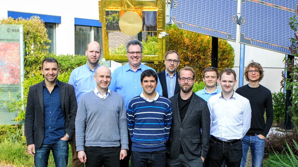 Space debris team at ESOC