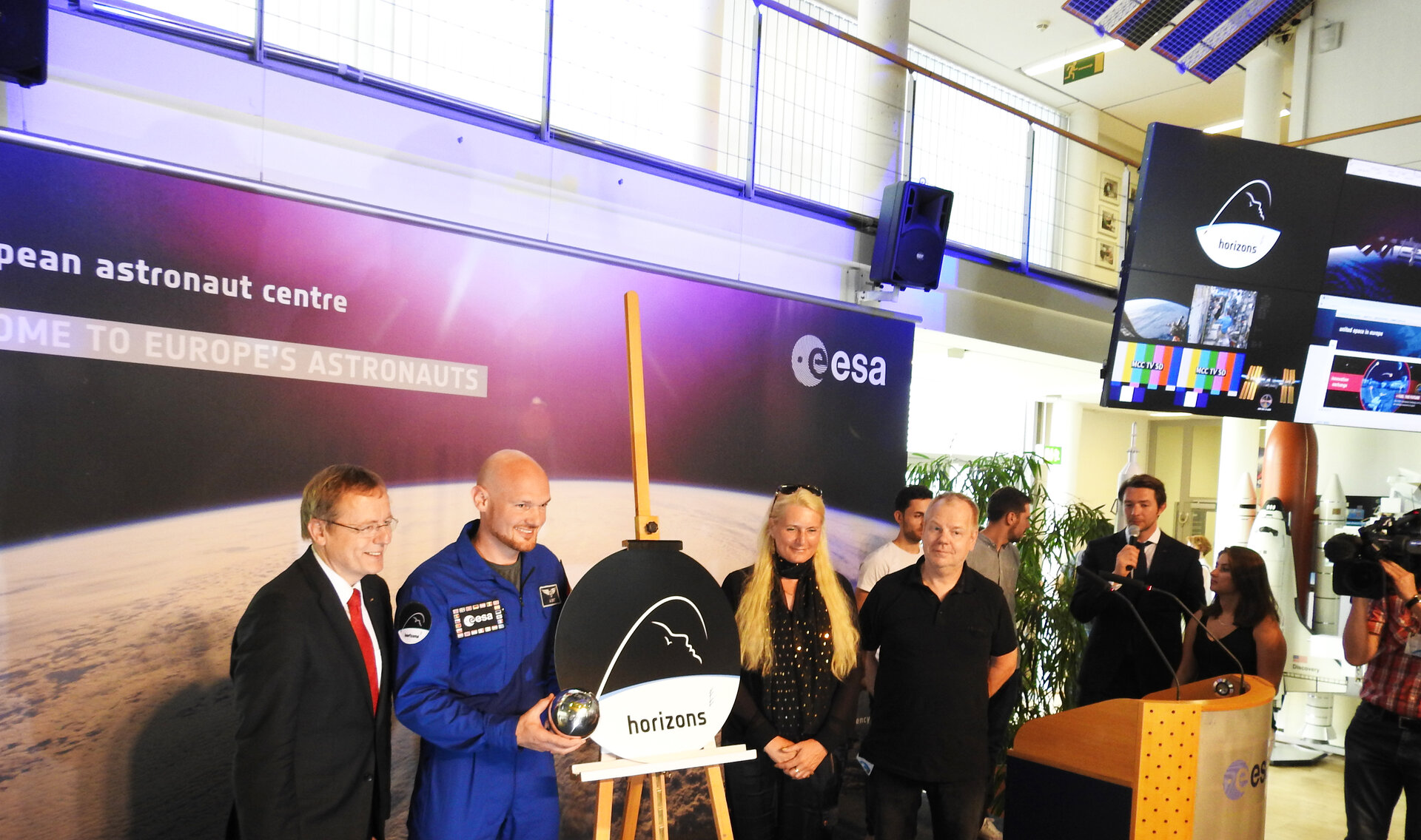 Presentation of Alexander Gerst's 'Horizons' mission