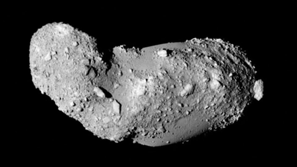 Skutečný asteroid Itokawa