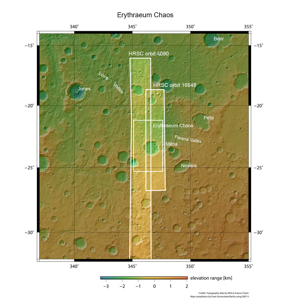 Erythraeum Chaos in context