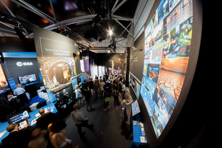 ESA Pavilion, at the 2017 Paris Air and Space Show