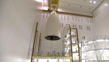 Four-panel fairing for Ariane 5