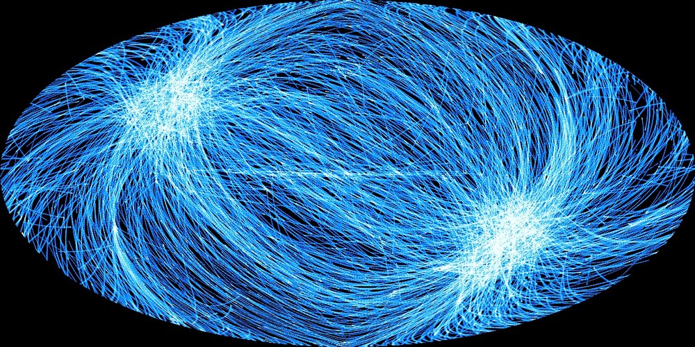 Καταγεγραμμένες πορείες του XMM-Newton