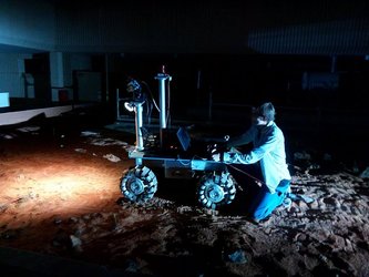 Rover test in darkness