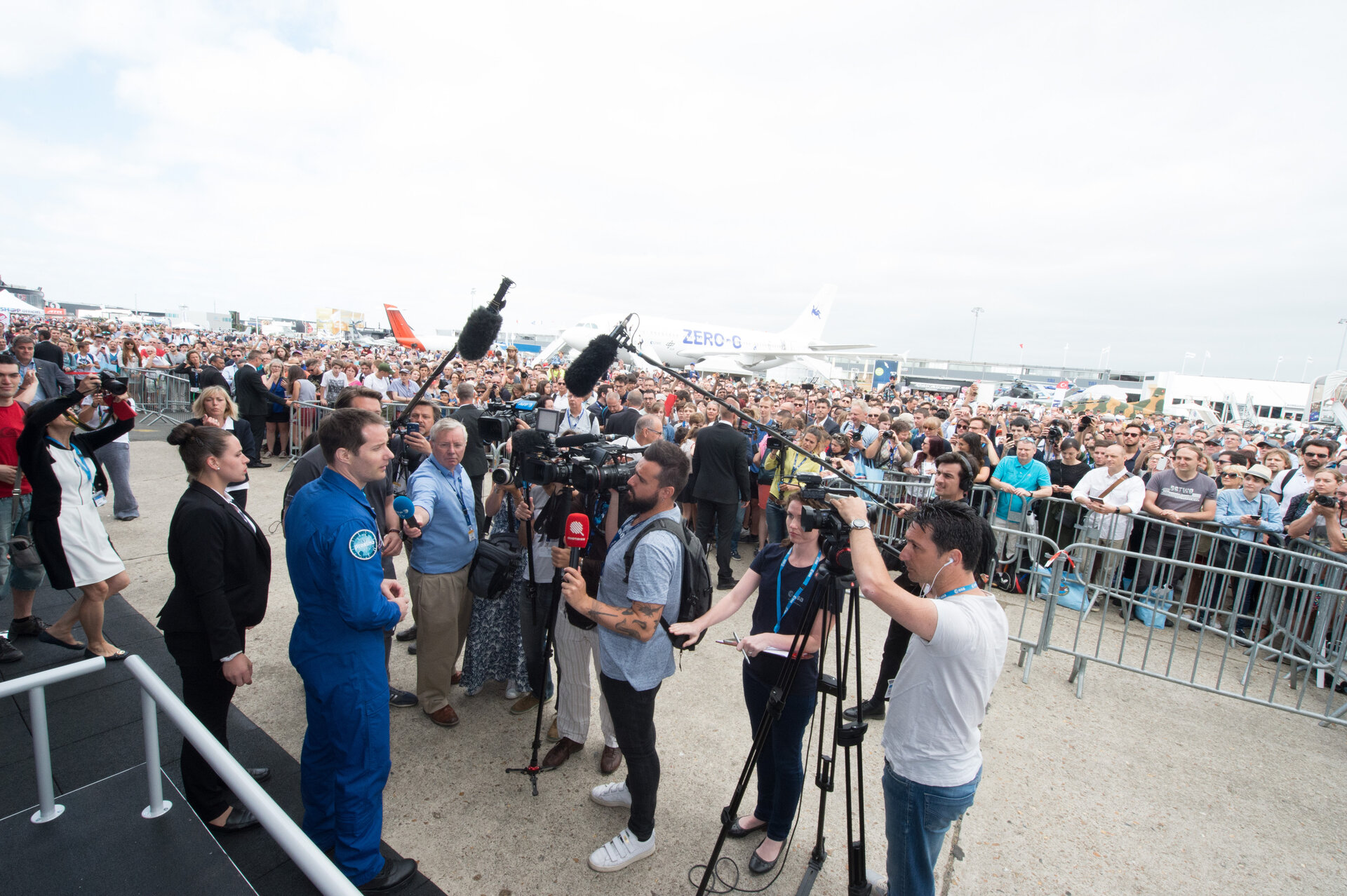 Thomas Pesquet at the Paris Air and Space Show