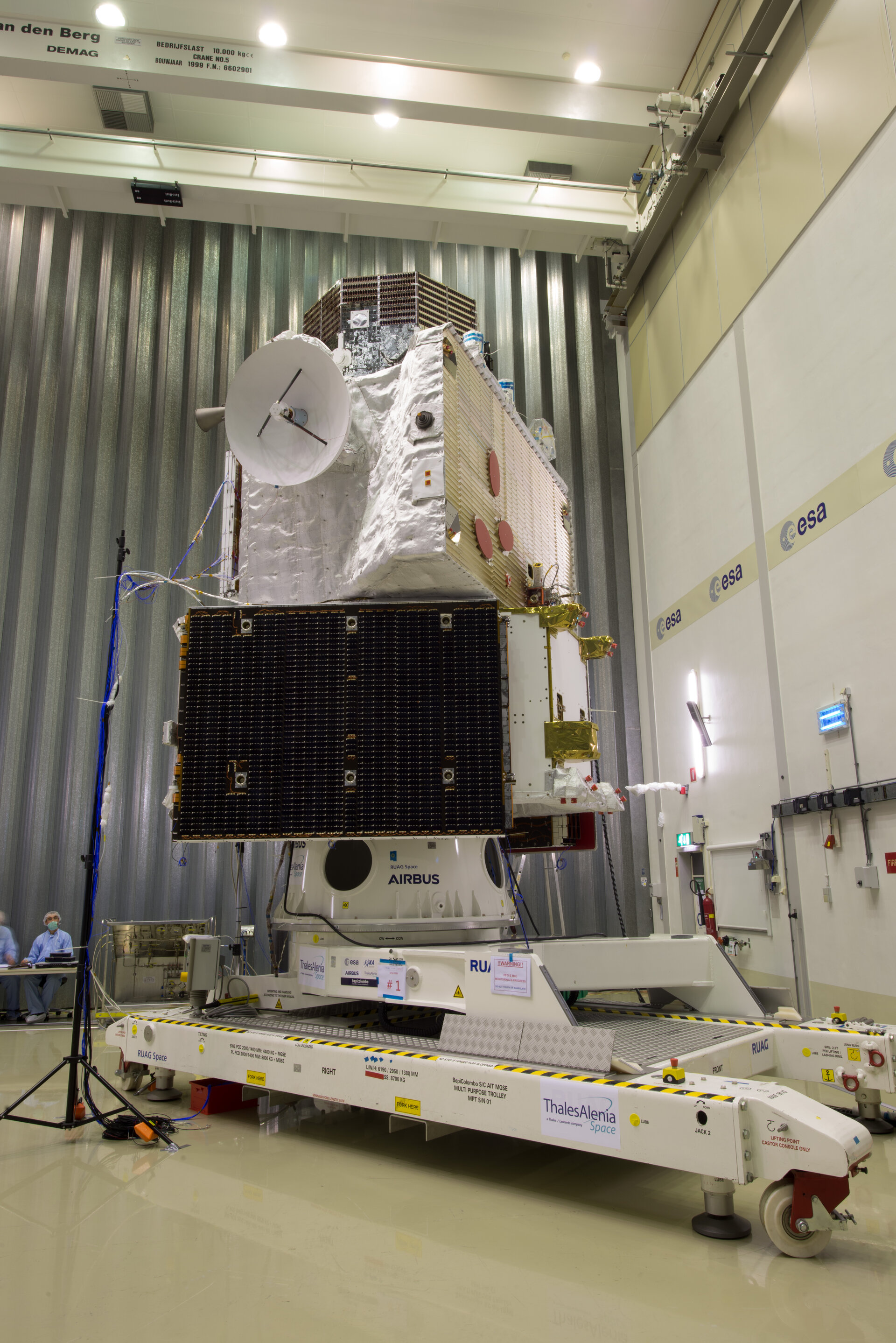 BepiColombo at ESA's test centre 