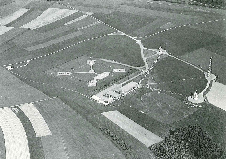 Les premières installation à Redu