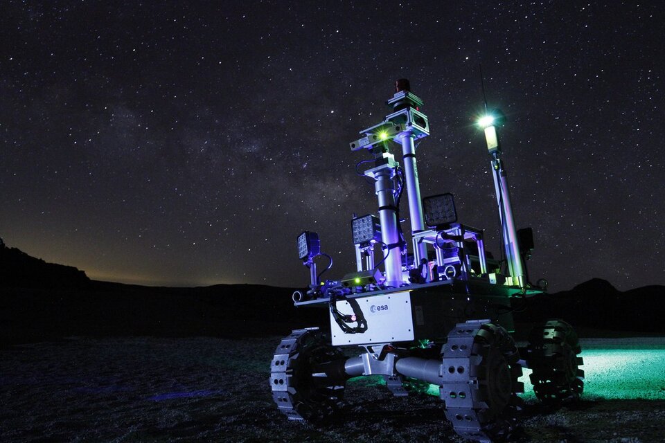 Rover-Tests bei Nacht