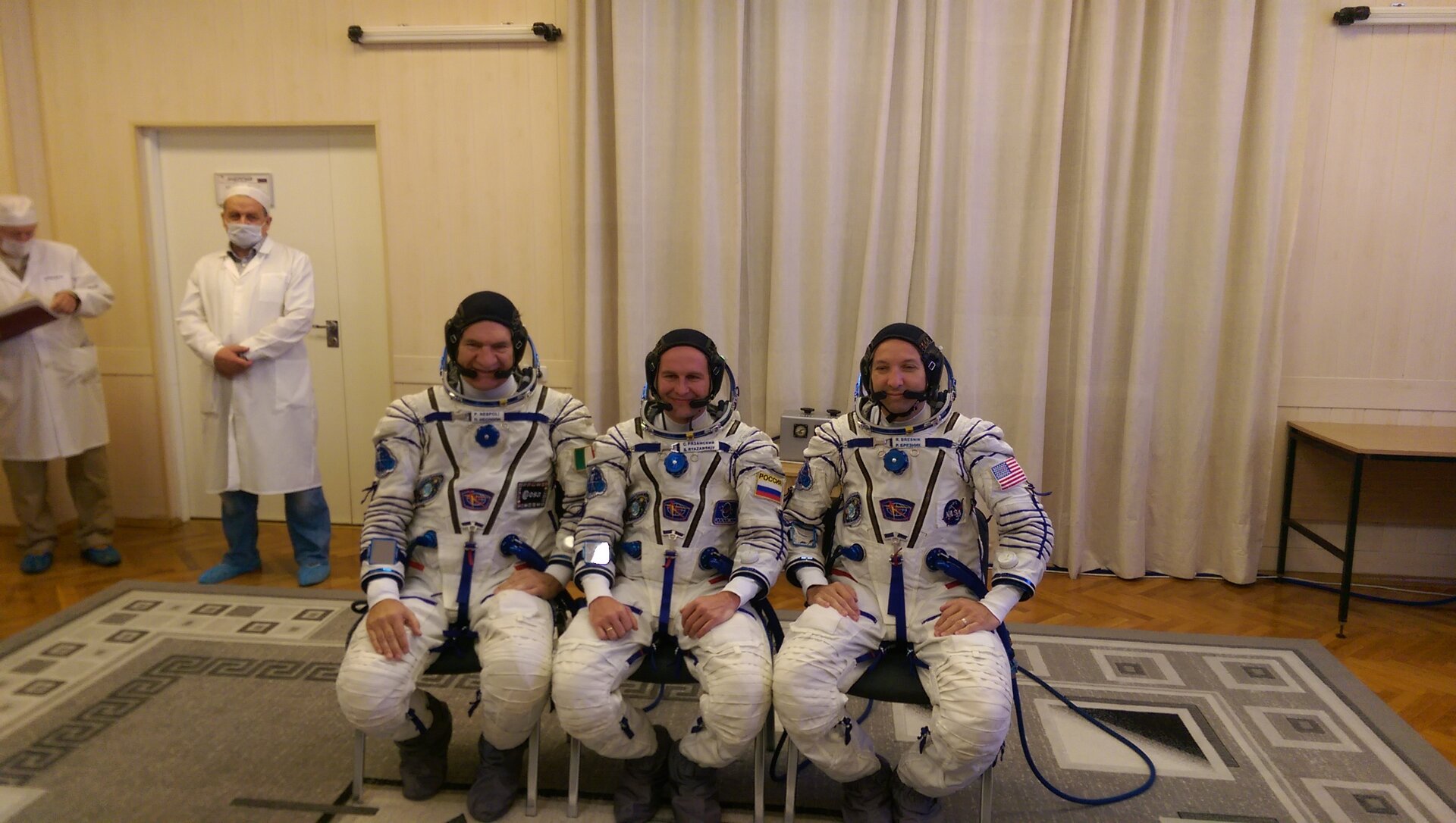 Sokol suit check for Exp 52/53