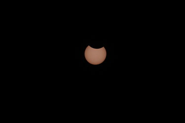 Partial eclipse from Kourou