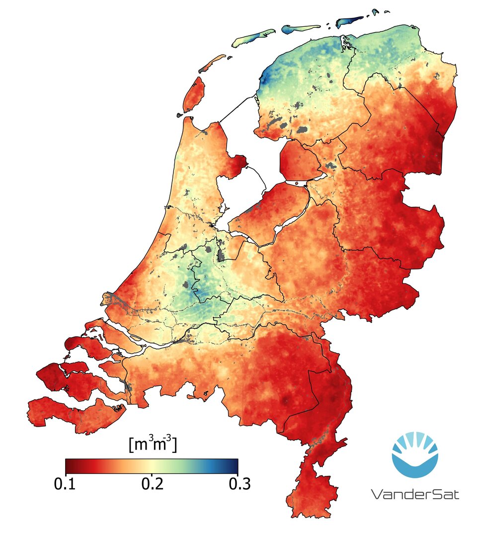 Vochtigheid van de grond meten in Nederland