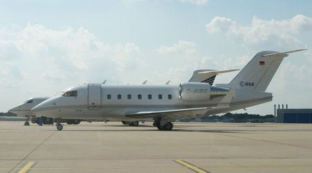 ESA aircraft in Cologne airport