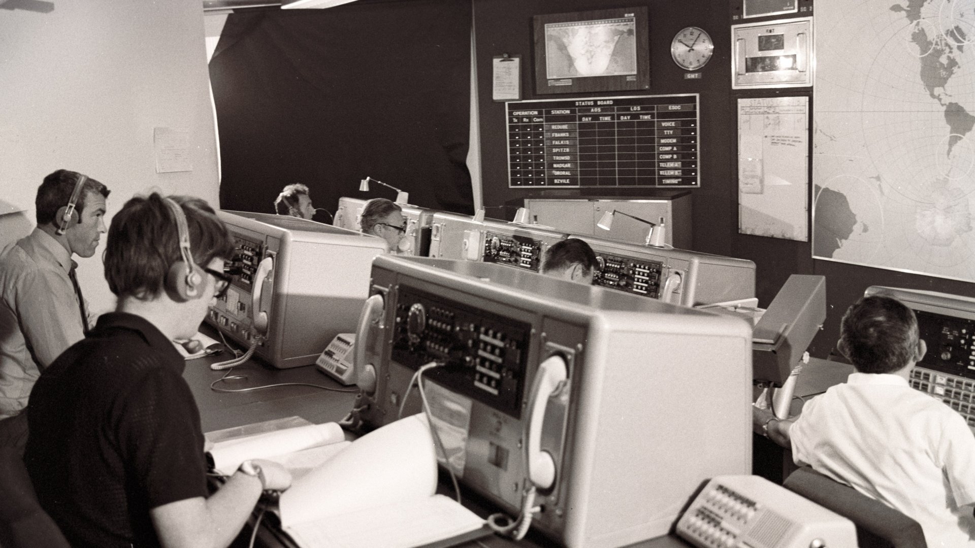 Control room at ESOC