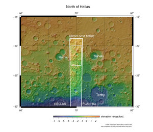 Hellas Planitia and surrounds in context