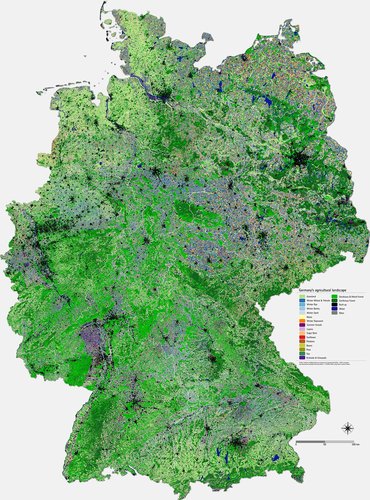 Kartierung der Agrarlandschaft Deutschlands