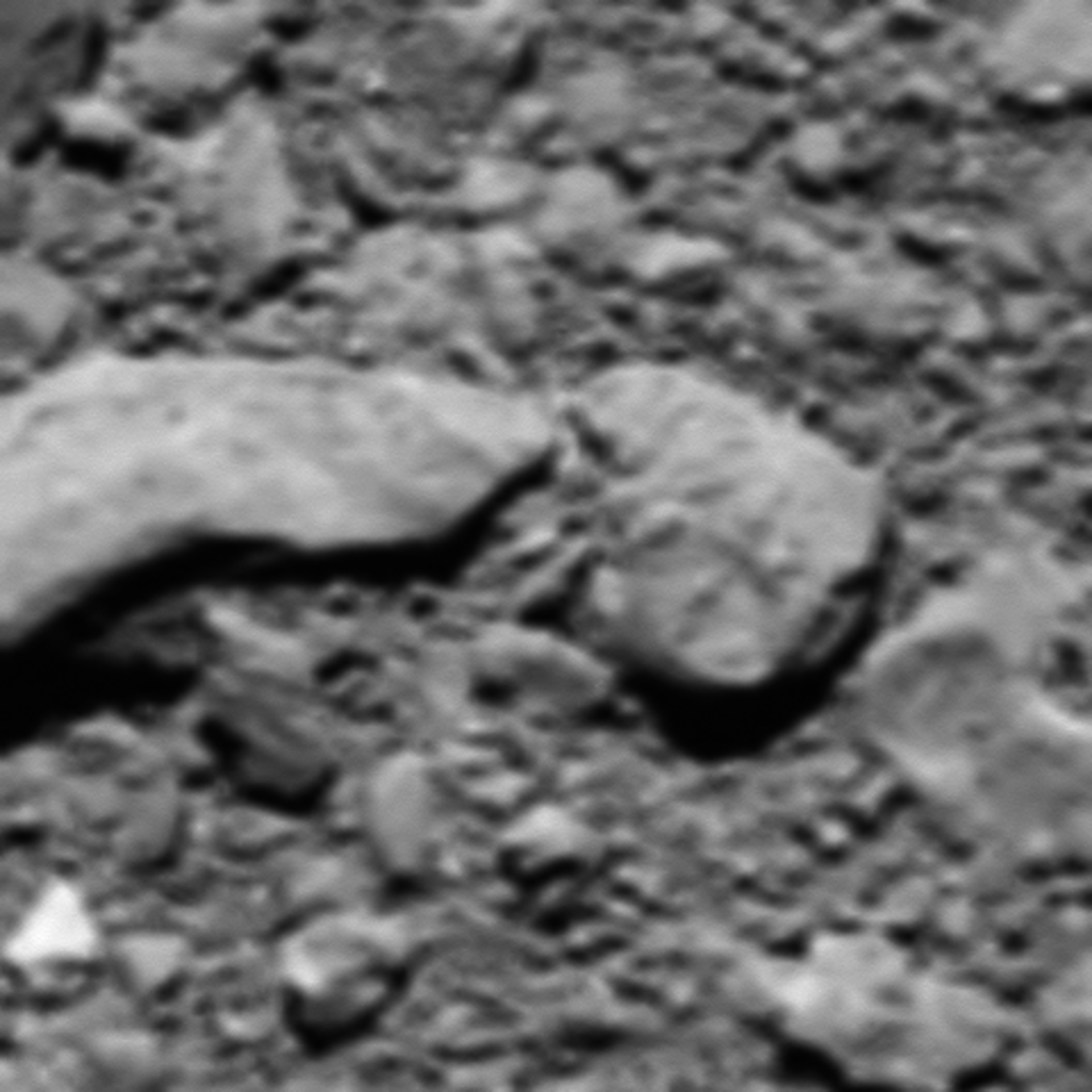 Rekonstruovaný poslední snímek sondy Rosetta
