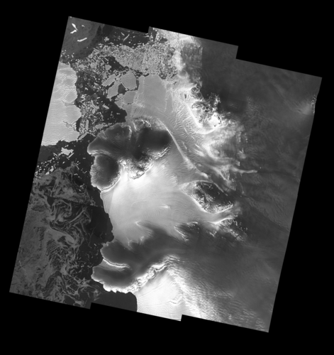 Dotson ice shelf from Sentinel-1