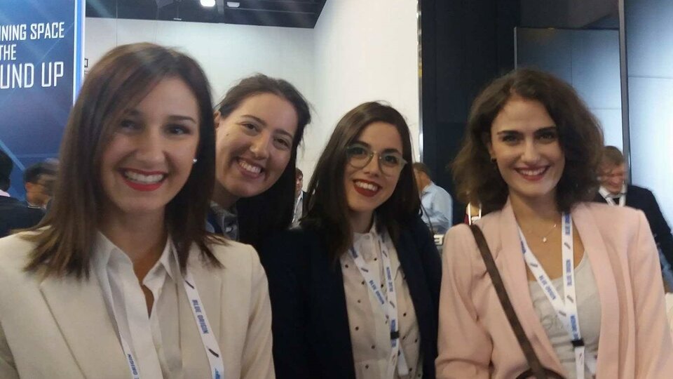 The team. From the left: Iliana Griva, Assistant Faculty Advisor - Giolena Exarchou, Yvonni Vastaroucha and  Pelagia Ioanna Ageridou