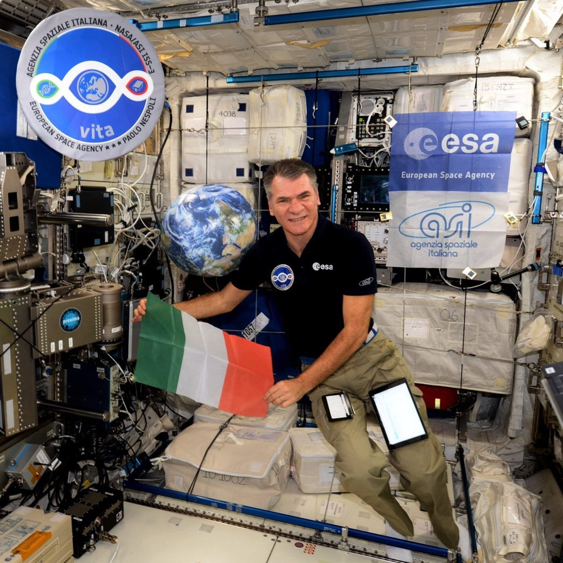 Paolo on the ISS