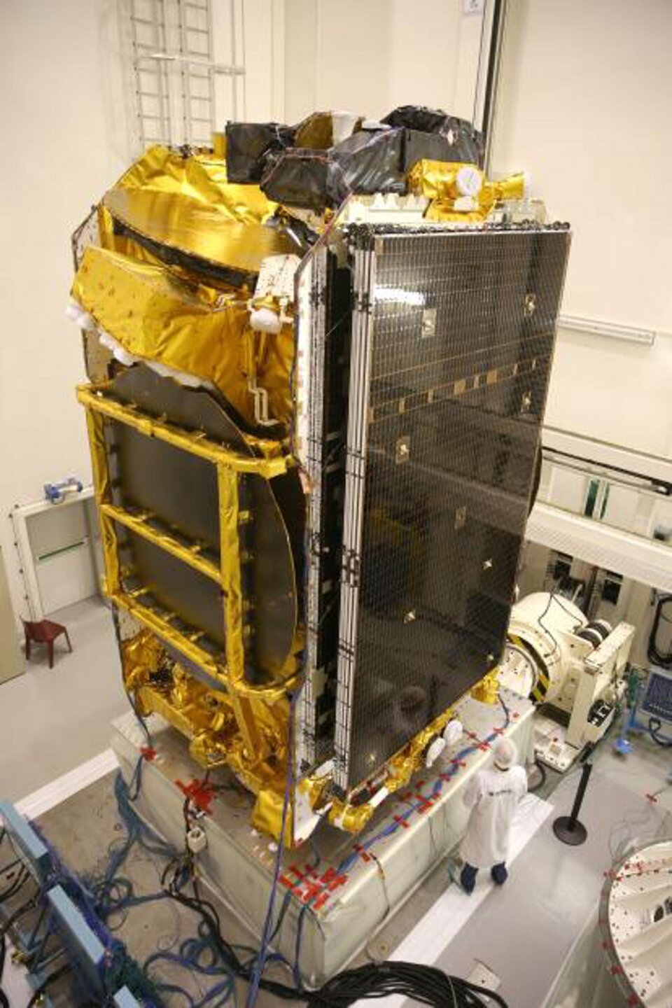 Satellite in testing