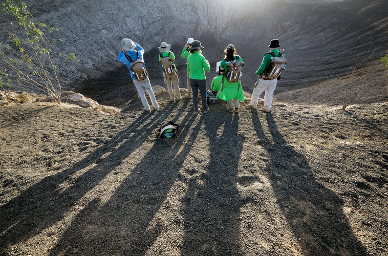 Crater shadows