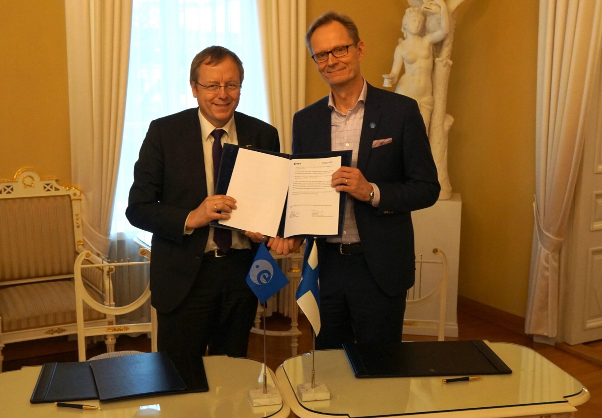 ESA BIC Finland signed agreement