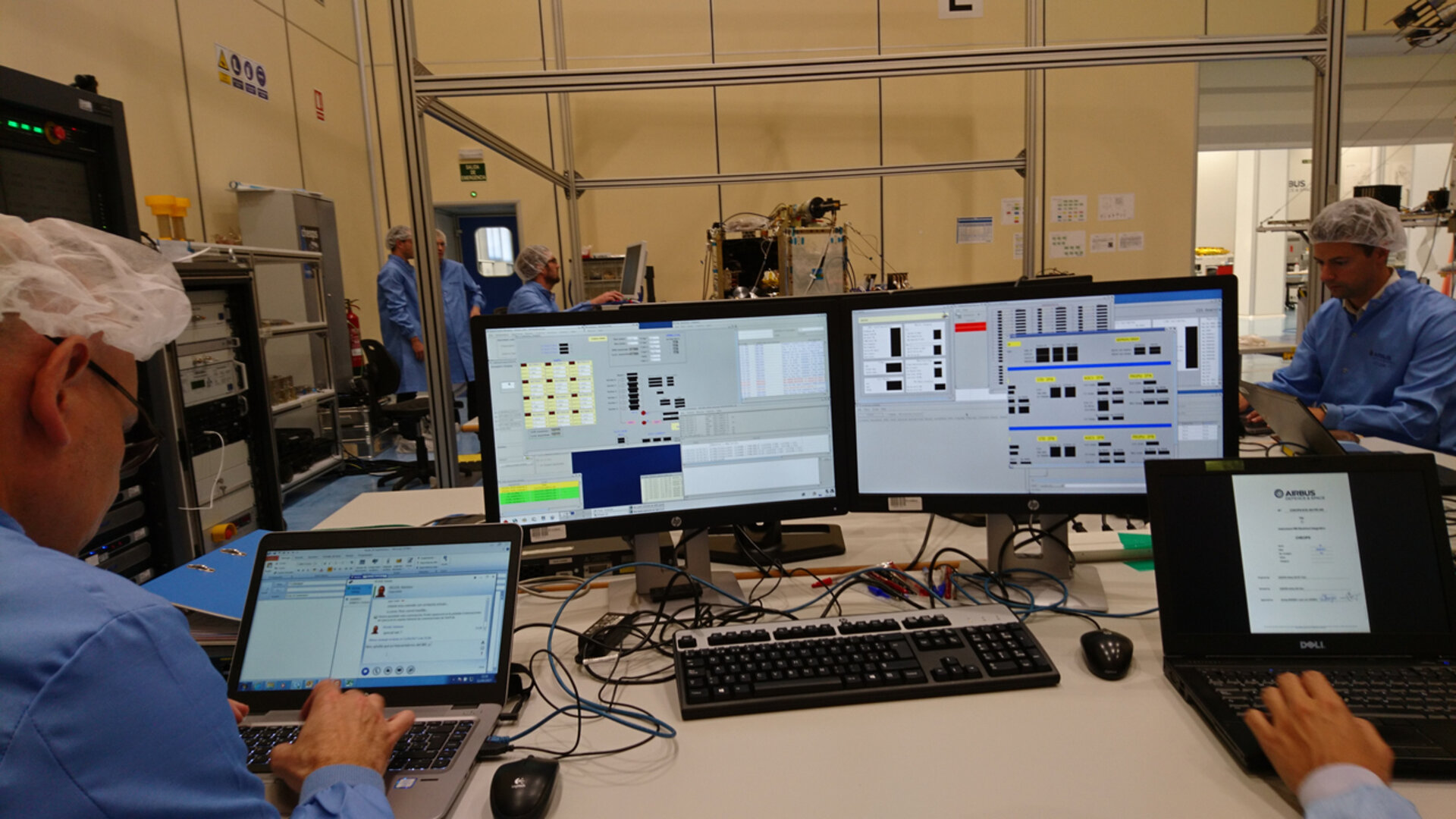 Controlling the CHEOPS instrument during interface testing